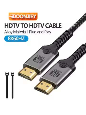 HDMI 2.1 Adapter Cable 8K@60Hz 48Gbps HDR 3D Effect Video Cable For TV Box Monitor PS4 Laptop HDMI-c