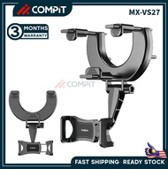 MOXOM MX-VS26 Universal Car Rearview Mirror Mount Phone Holder Stand 360 Degree Rotatable Anti Slip Phone Stand |Phone Holder MXVS26 Black|