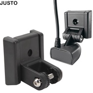 JUSTO Transducer Mount Kit, ABS Black Transducer Bracket, Rugged 7400931 Mounting Hardware Kit Boat