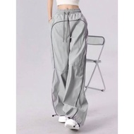 Women's Wide Leg Jogger Pants - Stylish Baggy Track Pants