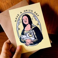 NAISU MONA GREETING CARD - SHERCHLE