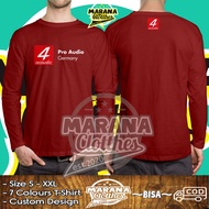 Four Acoustic Pro Audio Germany Logo 4 Acoustic Long Sleeve Music Shirt