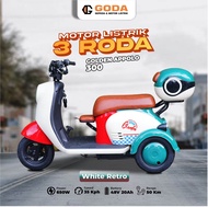 Goda sepeda listrik roda3 golden Apollo 200 dinamo 650w aki 48v12ah 50km