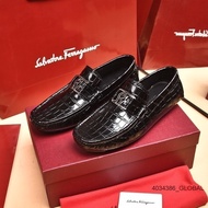 [Hgh Vrson] Farragamo 4 Colors Kasut Kult Shoes Men's Lazy