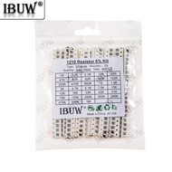 0201 0402 0603 0805 1206 1% 5% SMD Resistor Assorted Kit 1R-1M 10K 100K 1K 100R Resistance Set DIY