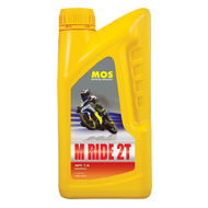 MOS M RIDE 4T SAE40/ M RIDE 2T MOTORCYCLE ENGINE OIL MINYAK HITAM (1 LITRE) ORIGINAL 2T MINYAK ENJIN