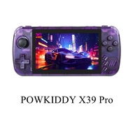 POWKIDDY X39 Pro เครื่องเล่นเกมมือถือ4.5นิ้วหน้าจอ Ips เกมคอนโซลย้อนยุค PS1สนับสนุนสายควบคุมของขวัญเด็ก
