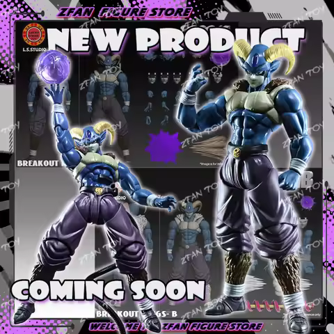 NEW 17cm LS Studio Dragon Ball Action Anime Figures MORO Breakout King Figures PVC Statue Collection