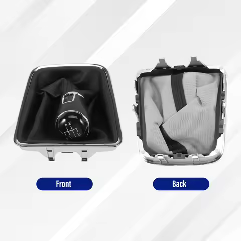 5 Speed Stick Gaiter Gear Stick Knob 5M0711456 Compatible with VW Golf Plus 5M 521 Tiguan I 5N Shara