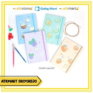 DIARY AA00321-21 A5-80 FRUIT A5 SIZE - NOTEBOOK DIARY NOTEBOOK