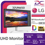 【24-Hr Delivery】LG 32UN650-W / 32UN650 31.5" 4K UHD IPS Monitor w UltraFine Display and HDR10