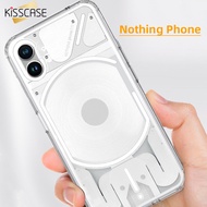 KISSCASE Nothing Phone One/Nothing Phone 1 Case Crystal Clear Upgraded Anti-Yellow Ultra-Thin Slim F