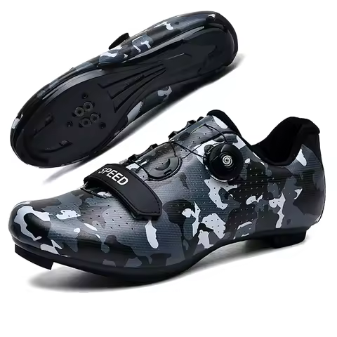 New Cycling Sports Shoes Breathable MTB Shoes Men Mountain Cycling Shoes Self-Locking Road Cycling S
