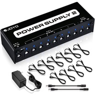 JOYO JP-02 Guitar Pedal Power Supply with DC 18V Pedal Power Adapter & 9V 100mA 500mA Isolated for 9
