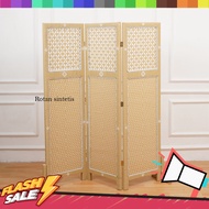 Room Divider Panel Screen Synthetic Rattan Screen/
