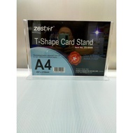 ZS-6009 Zestar A4 T-Shape Card Stand