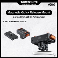 Uurig VRIG Magnetic Quick Release Adapter Base for Insta360 Ace/Ace Pro Action Insta360 ONE X4 X3 X2 GoPro Camera Tripod Adapter Mount Plate