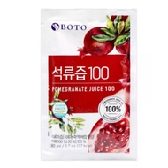 Korea BOTO1 00% Red Pomegranate Juice 80ml Pomegranate Juice 100%