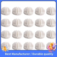 20 Pcs Grid Cube Connector Abs Connectors For Wire Cube Storage Shelving (White)