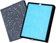 Philips Compatible HEPA & Carbon Filter for FY3433/FY3432/AC3256/AC3259 (Blue (Anti-Bacterial))