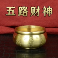 [96% Praise Rate] Brass Five-Way God of Wealth Cornucopia Ornaments Gift Crafts New Chinese Style Na