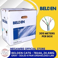 BELDEN CAT6 7814A 008 (305M) GRAY UTP CABLE (305 METERS BOX) LAN/ETHERNET/NETWORK