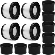 4 Packs DCV501HB DCV5011H Replacement HEPA Filters. Compatible With DEWALT 20V Vacuum Cordless Handh