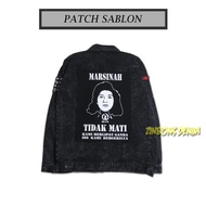 TEMPELAN JAKET EMBLEM PATCH BACKPATCH PATCH SABLON MARSINAH PATCH SABLON MUNIR PATCH REFUSE BEST SEL