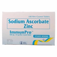 Immunpro Sodium Ascorbate + Zinc Tablets