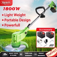 Mesin Rumput Bateri 20V Cordless Grass Trimmer Lawn Mower Mesin Potong Rumput