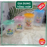 Duy Tan Tulip Plastic Mug, 1 liter, 1.5 liter, 2 liter, 2.5 liter