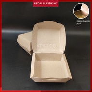 Paper burger box (50pcs) kotak burger kertas