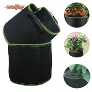 YOLANDA 1/3/5/7/10 Gallon Garden Planting Bag, 1/3/5/7/10 Gallon with Handles Grow Bag, Durable Felt