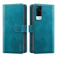 Wallet Phone case for Vivo Y31 2021 Y51 Y51A 2020 with Card Holder Magnetic flip leather stand Prote