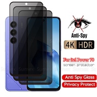 Private Tempered Glass For itel Power 70 2025 Anti-Spy Screen Protector Full Cover Anti Peek Privacy
