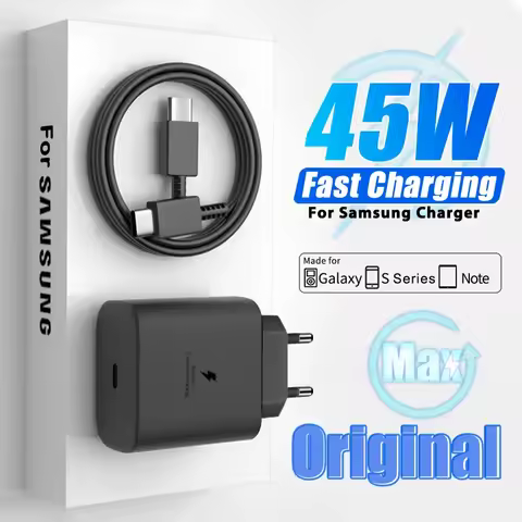 45W Type C Charger Type C PD Cable Fast Charging Mobile Phone Power Adapter For iPhone Samsung Xiaom
