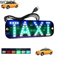 WONDE Color Changing Taxi Light, USB Powered Flexible Light Strip RGB LED Taxi Light, Multicolor LED