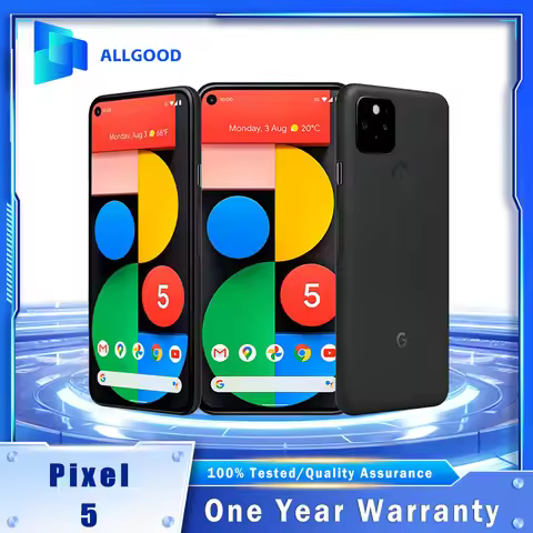 Original Google Pixel 5 5G US Model - 6.0" 90Hz OLED, 8GB RAM, 128GB, Snapdragon 765G, NFC, Android 