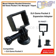 DJI Osmo Pocket 3 Extension Bracket Mount Adapter for Monopod / Tripod