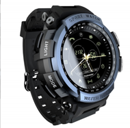 MK28智慧手錶運動手環戶外健康管理計步藍牙4.0登山防水（藍色）