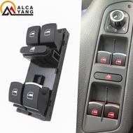 Car Electric Power Master Window Switch Button For VW Jetta Golf MK5 MK6 Passat B6 B7 CC Touran Tiguan Golf Plus Seat 5ND959857