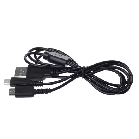 2-In-1 USB Power Charging Cable Y-Splitter Cord For 3DS DS Nintendo Lite