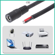 CRE 16AWG DC5 5x2 5mm Female Power Adapter Cable 16AWG for CCTV DVR LED Repair