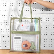 Transparent File Bag, Double Layer, Waterproof File Bag