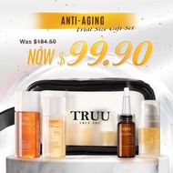 TRUU Anti-ageing Trial Set - Probiotics Cleanser + Royal Jelly Essence + Whitening Essence + Pro Perfection Serum