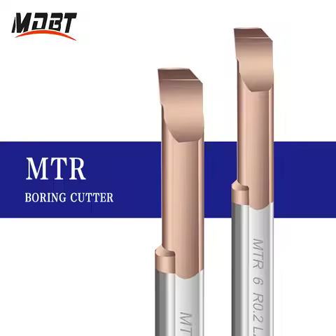MTR Boring Cutter Small Hole Turning Lathe Tools Turning Lathe Bar End Mill MTR 6 R0.2 L22 Turning T
