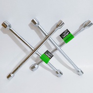 Tekiro 14 Inch Cross Wheel Wrench - 4 Ways Cross Wrench Socket Wheel Socket 17 - 19 - 21 - 23 mm / T