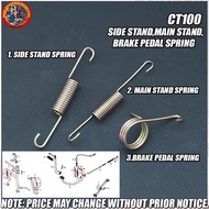 CT100 SIDE STAND SPRING, MAIN STAND SPRING & BRAKE PEDAL SPRING (ES002ACT, ES003ACT, ES001ACT)