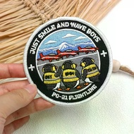 [Custom Velcro patch] AE.Aviation Penguin fighter ground support style 9cm embroidery 3D Velcro Patc