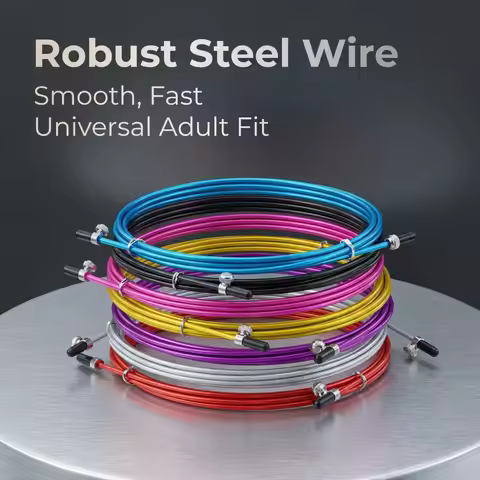 Steel Cable for Jumping Ropes Fitness Crossfit Spare Rope Replaceable Cable Metal Speed Cable Jumpin